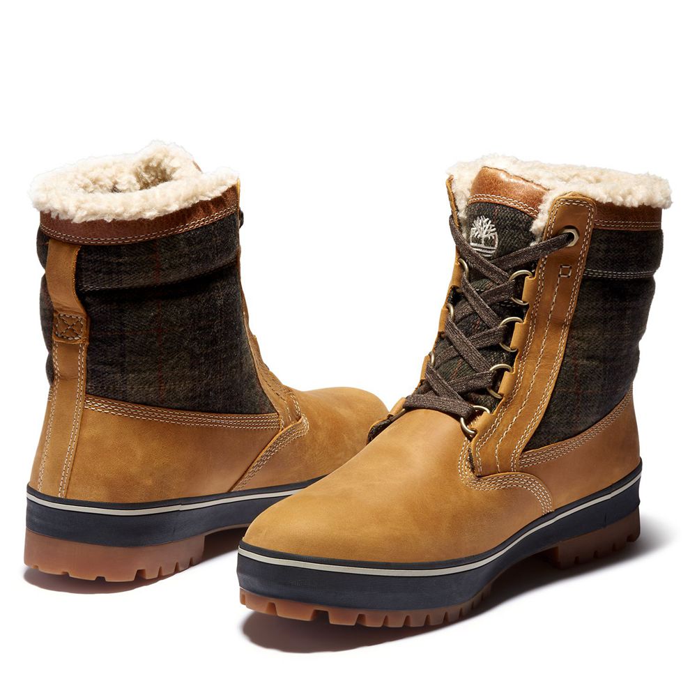 Botas de Nieve Timberland Hombre Spruce Mountain Waterproof Marrones/Negras - Chile WLH-826709